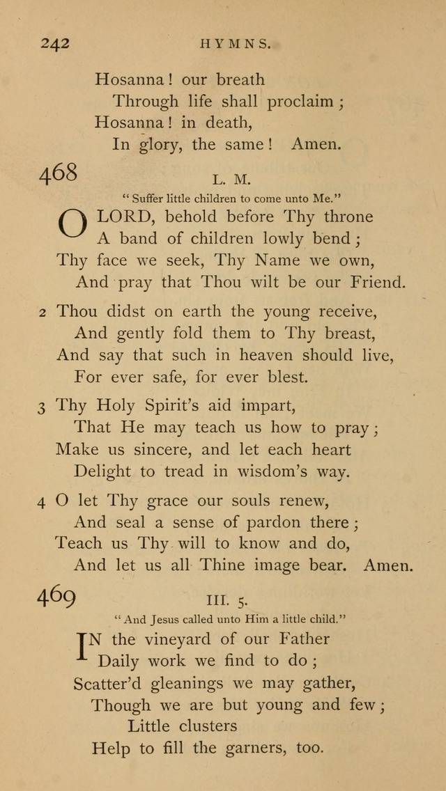 A Church hymnal: compiled from "Additional hymns," "Hymns ancient and modern," and "Hymns for church and home," as authorized by the House of Bishops page 249