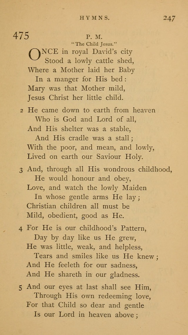 A Church hymnal: compiled from "Additional hymns," "Hymns ancient and modern," and "Hymns for church and home," as authorized by the House of Bishops page 254