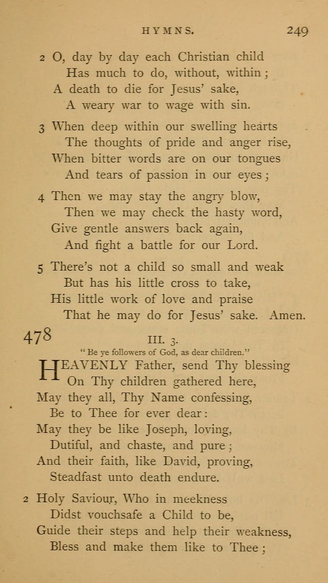A Church hymnal: compiled from "Additional hymns," "Hymns ancient and modern," and "Hymns for church and home," as authorized by the House of Bishops page 256