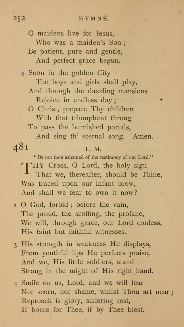 A Church hymnal: compiled from "Additional hymns," "Hymns ancient and modern," and "Hymns for church and home," as authorized by the House of Bishops page 259