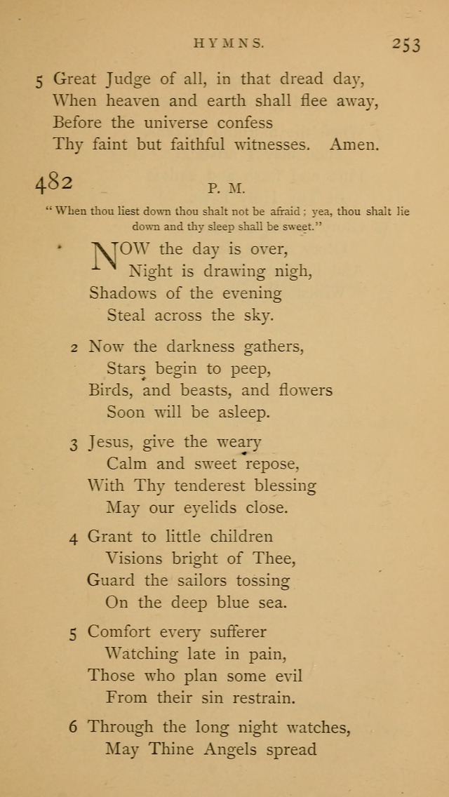 A Church hymnal: compiled from "Additional hymns," "Hymns ancient and modern," and "Hymns for church and home," as authorized by the House of Bishops page 260