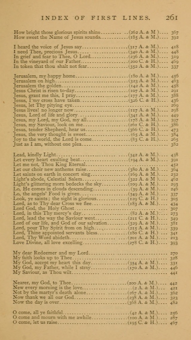 A Church hymnal: compiled from "Additional hymns," "Hymns ancient and modern," and "Hymns for church and home," as authorized by the House of Bishops page 268