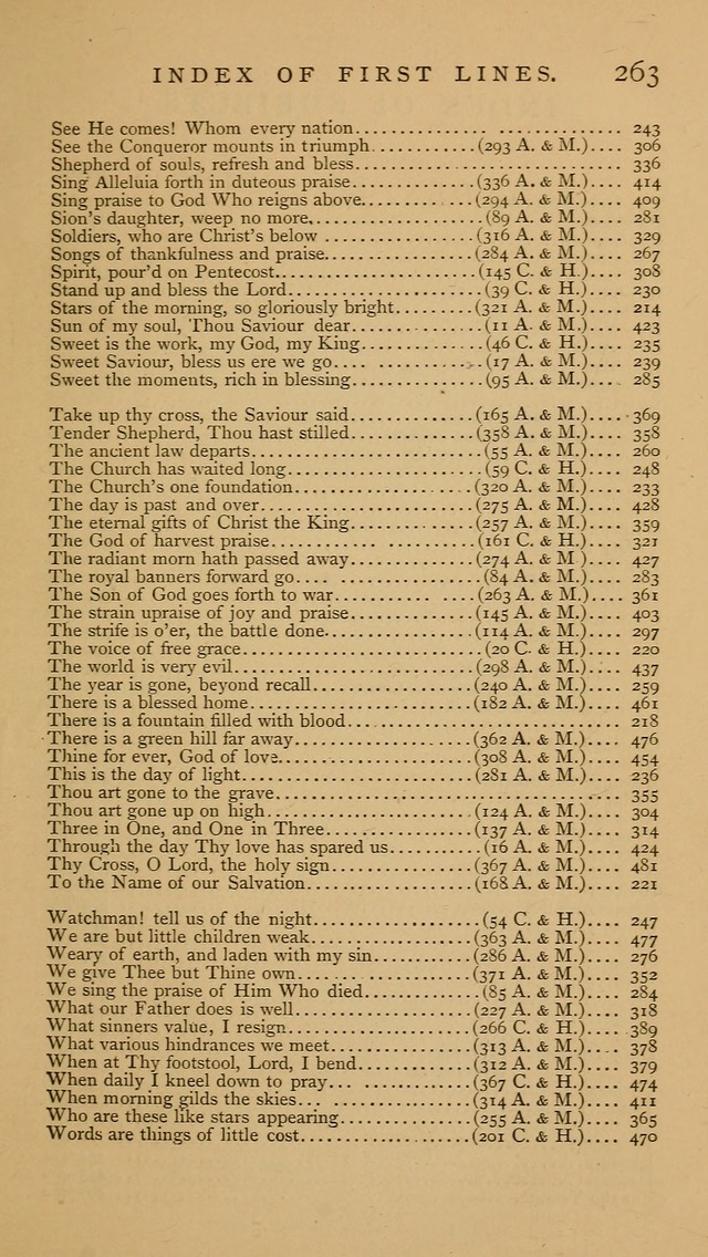 A Church hymnal: compiled from "Additional hymns," "Hymns ancient and modern," and "Hymns for church and home," as authorized by the House of Bishops page 270