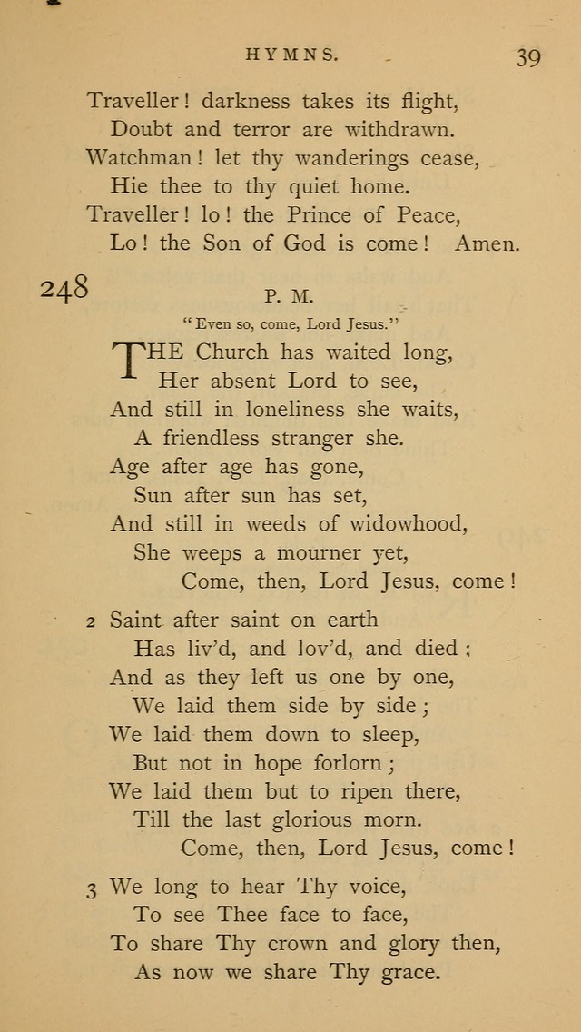 A Church hymnal: compiled from "Additional hymns," "Hymns ancient and modern," and "Hymns for church and home," as authorized by the House of Bishops page 46