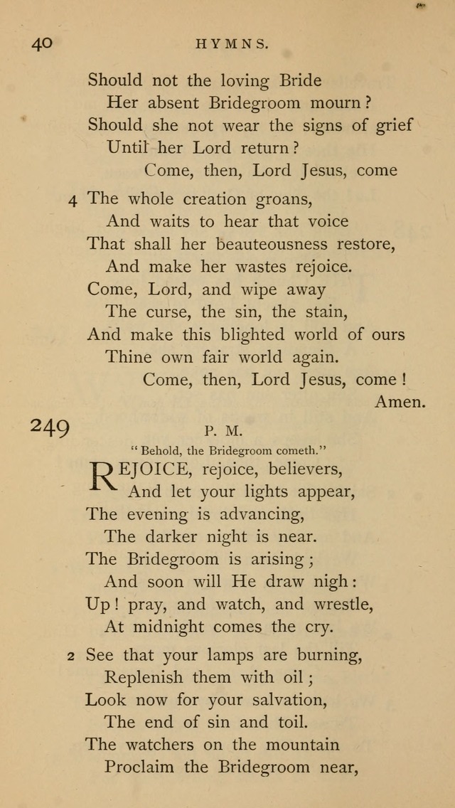 A Church hymnal: compiled from "Additional hymns," "Hymns ancient and modern," and "Hymns for church and home," as authorized by the House of Bishops page 47