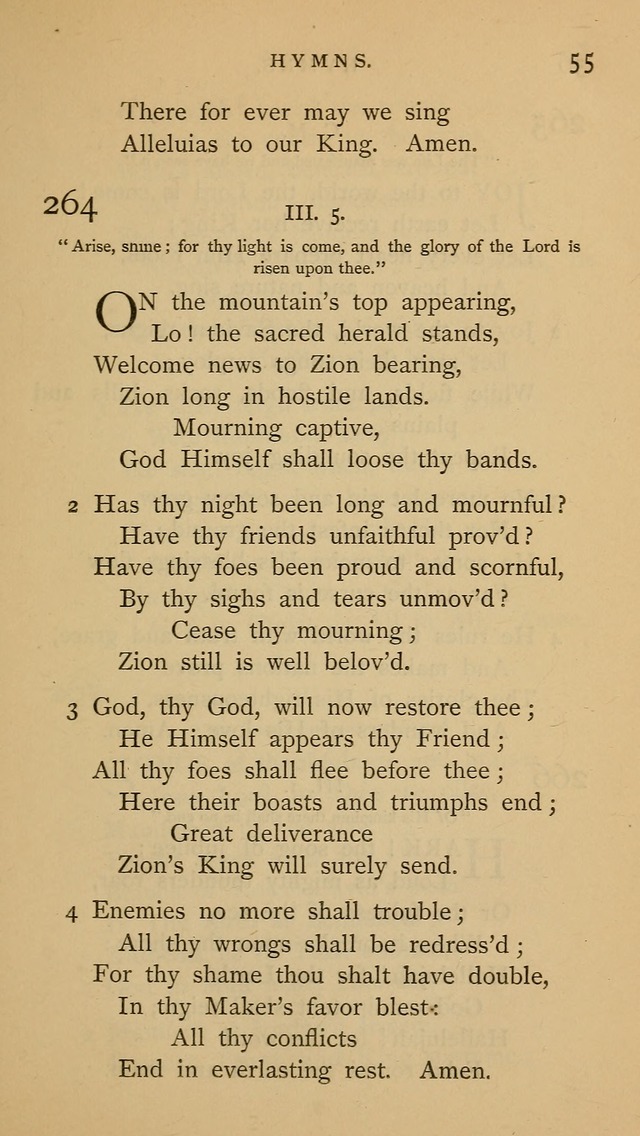 A Church hymnal: compiled from "Additional hymns," "Hymns ancient and modern," and "Hymns for church and home," as authorized by the House of Bishops page 62