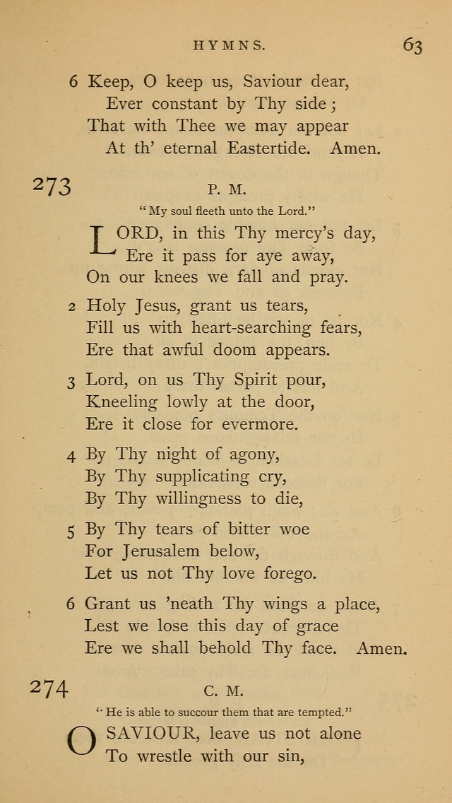 A Church hymnal: compiled from "Additional hymns," "Hymns ancient and modern," and "Hymns for church and home," as authorized by the House of Bishops page 70