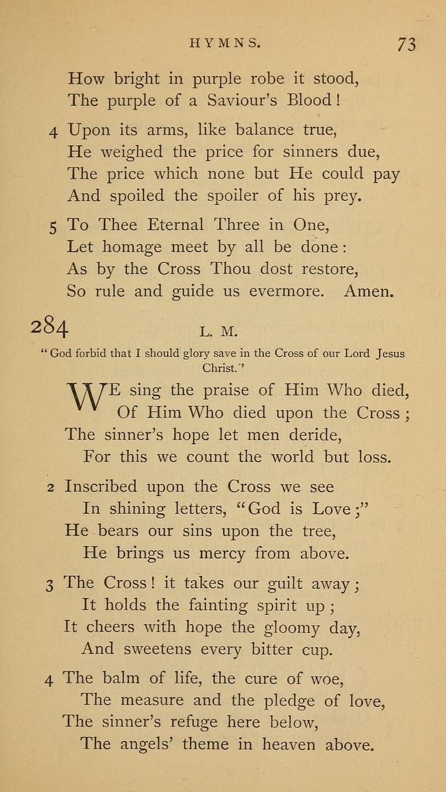 A Church hymnal: compiled from "Additional hymns," "Hymns ancient and modern," and "Hymns for church and home," as authorized by the House of Bishops page 80