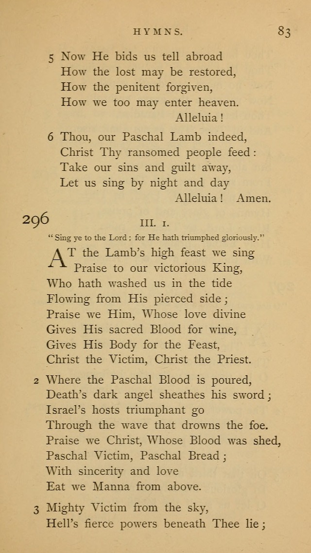 A Church hymnal: compiled from "Additional hymns," "Hymns ancient and modern," and "Hymns for church and home," as authorized by the House of Bishops page 90
