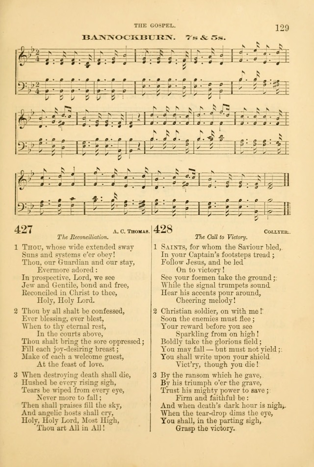 Church Harmonies: a collection of hymns and tunes for the use of Congregations page 129