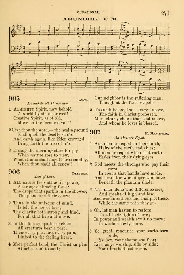 Church Harmonies: a collection of hymns and tunes for the use of Congregations page 271