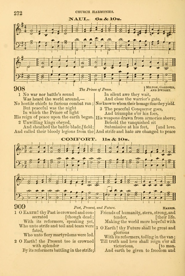 Church Harmonies: a collection of hymns and tunes for the use of Congregations page 272