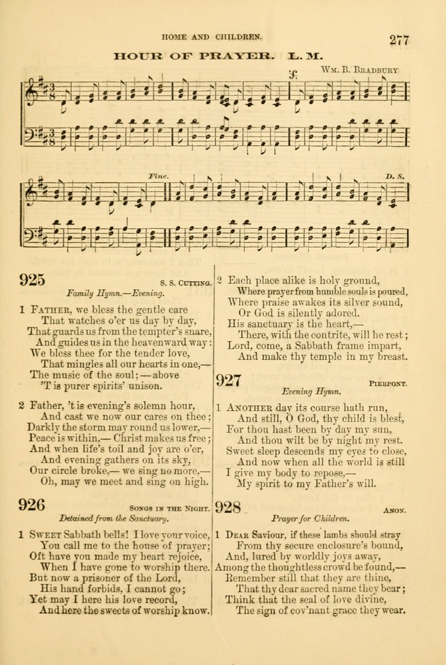 Church Harmonies: a collection of hymns and tunes for the use of Congregations page 277