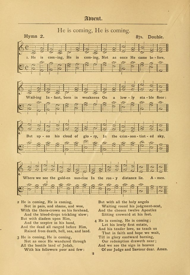 The Catholic Hymnal: containing hymns for congregational and home use, and the vesper psalms, the office of compline, the litanies, hymns at benediction, etc. page 2