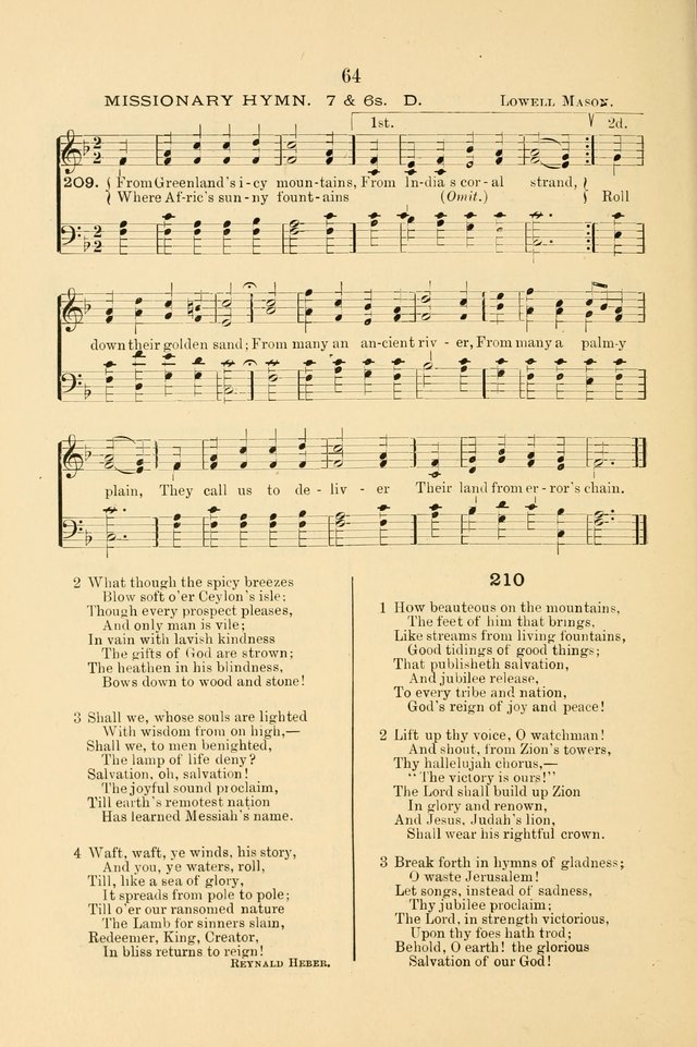 The Christian Hymnal: for the church, home and bible schools page 71