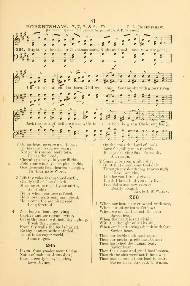 The Christian Hymnal: for the church, home and bible schools page 88