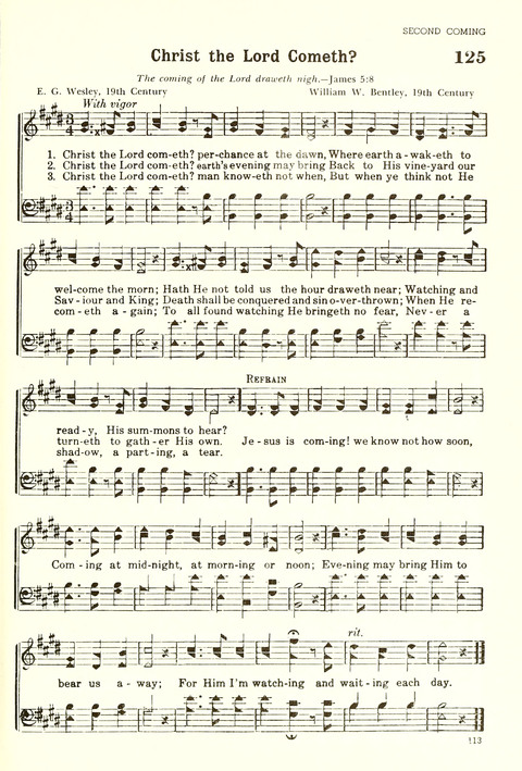 Christian Hymnal (Rev. ed.) page 105