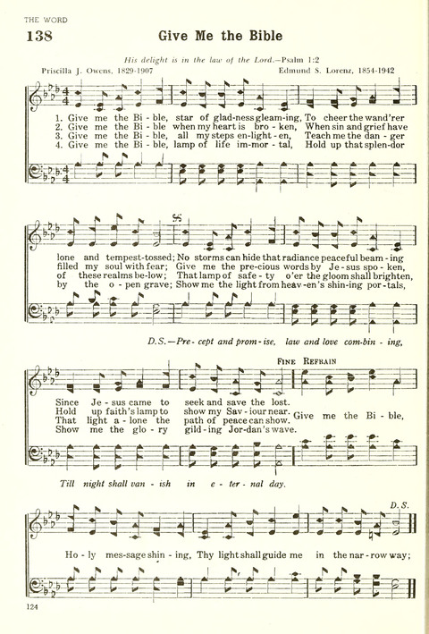 Christian Hymnal (Rev. ed.) page 116