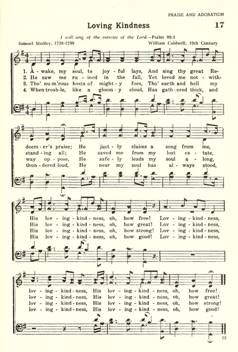 Christian Hymnal (Rev. ed.) page 15