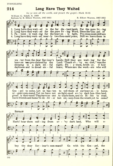 Christian Hymnal (Rev. ed.) page 182
