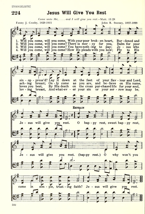 Christian Hymnal (Rev. ed.) page 192
