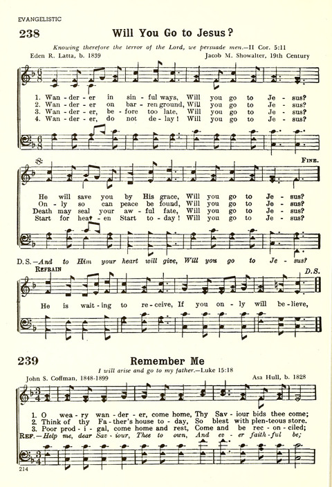 Christian Hymnal (Rev. ed.) page 206