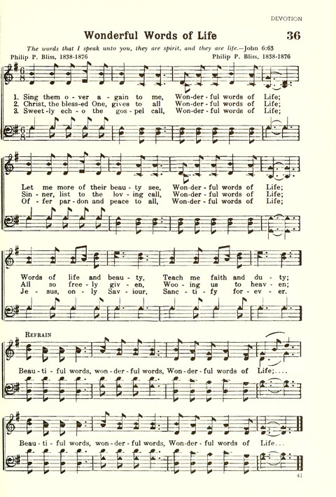 Christian Hymnal (Rev. ed.) page 33