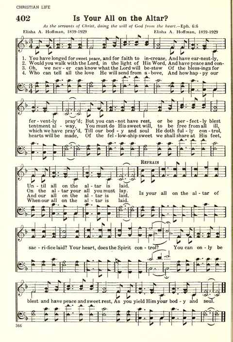 Christian Hymnal (Rev. ed.) page 358