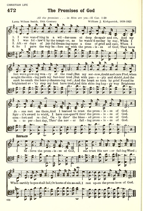 Christian Hymnal (Rev. ed.) page 422