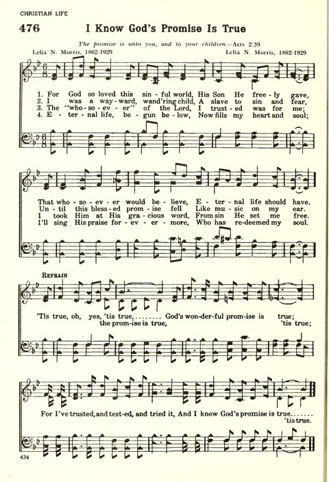 Christian Hymnal (Rev. ed.) page 426