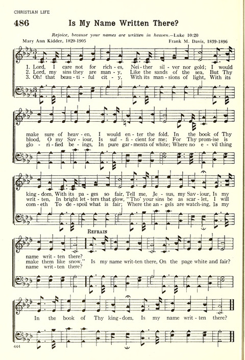 Christian Hymnal (Rev. ed.) page 436