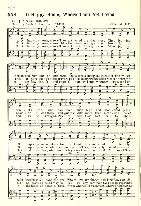 Christian Hymnal (Rev. ed.) page 496