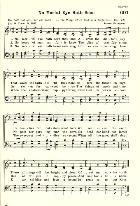 Christian Hymnal (Rev. ed.) page 537