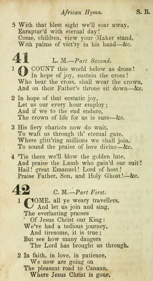 A Collection of Hymns: for camp meetings, revivals, &c., for the use of the Primitive Methodists page 42