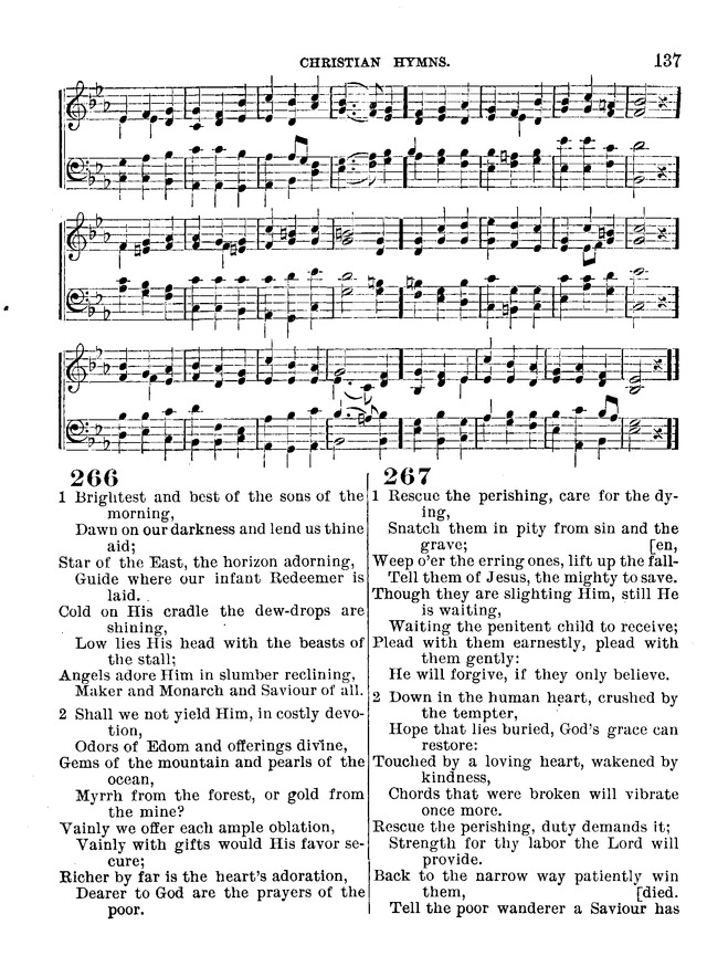 Christian Hymns: for church, school and home, with music page 135