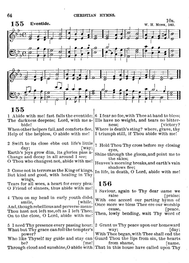 Christian Hymns: for church, school and home, with music page 62