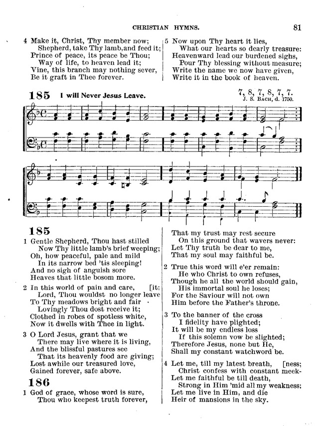 Christian Hymns: for church, school and home, with music page 79