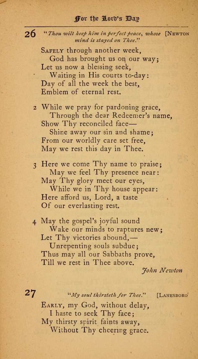 The College Hymnal: for divine service at Yale College in the Battell Chapel page 18