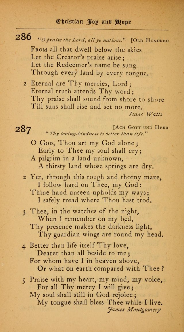 The College Hymnal: for divine service at Yale College in the Battell Chapel page 206