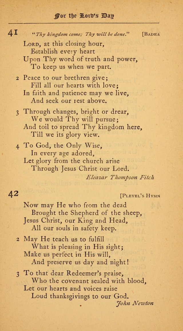 The College Hymnal: for divine service at Yale College in the Battell Chapel page 29
