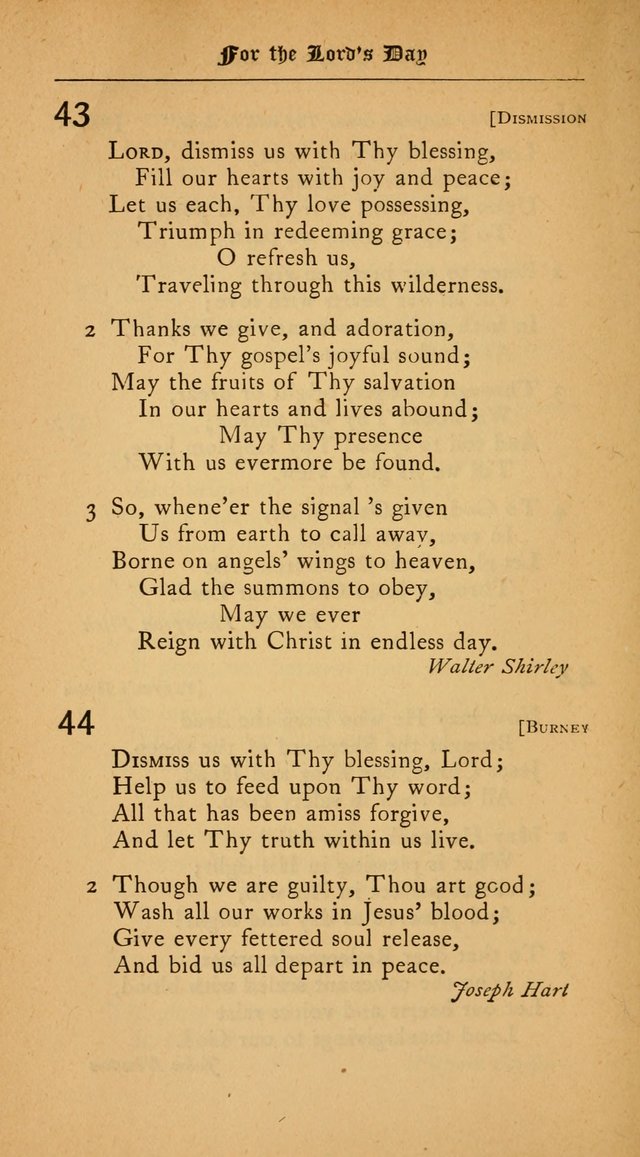 The College Hymnal: for divine service at Yale College in the Battell Chapel page 30