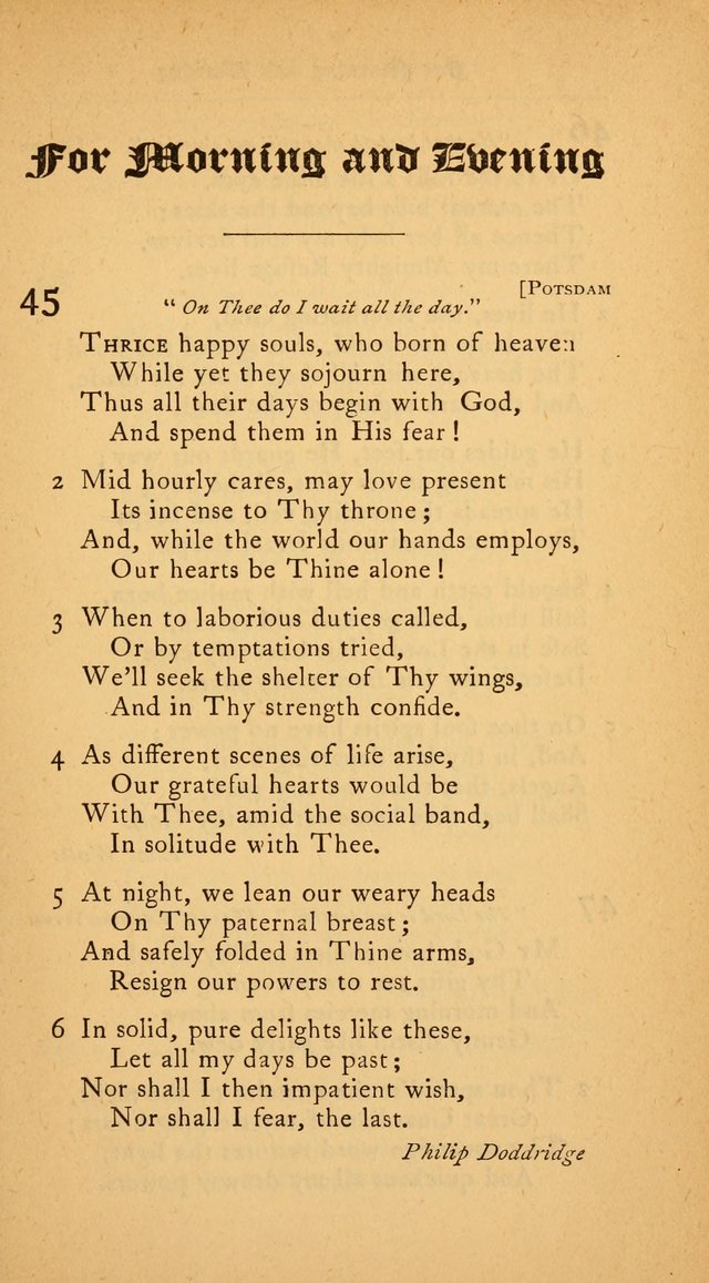 The College Hymnal: for divine service at Yale College in the Battell Chapel page 31