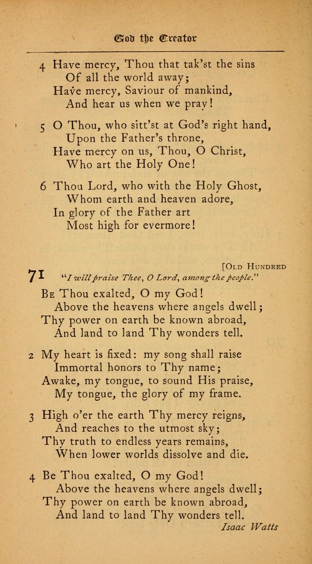 The College Hymnal: for divine service at Yale College in the Battell Chapel page 50
