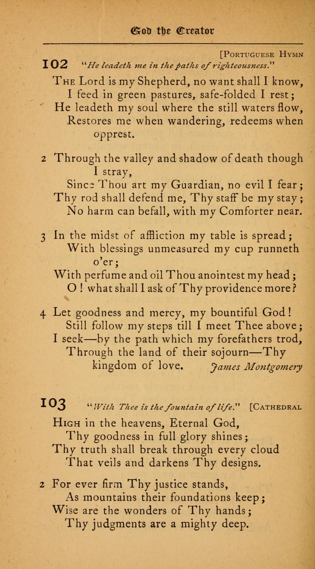 The College Hymnal: for divine service at Yale College in the Battell Chapel page 72