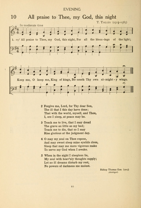 The Concord Hymnal: for Day School, Sunday School and Home page 10