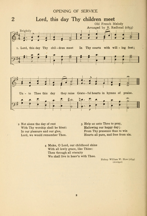 The Concord Hymnal: for Day School, Sunday School and Home page 2