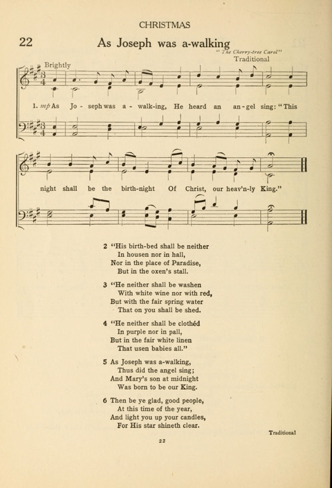 The Concord Hymnal: for Day School, Sunday School and Home page 22