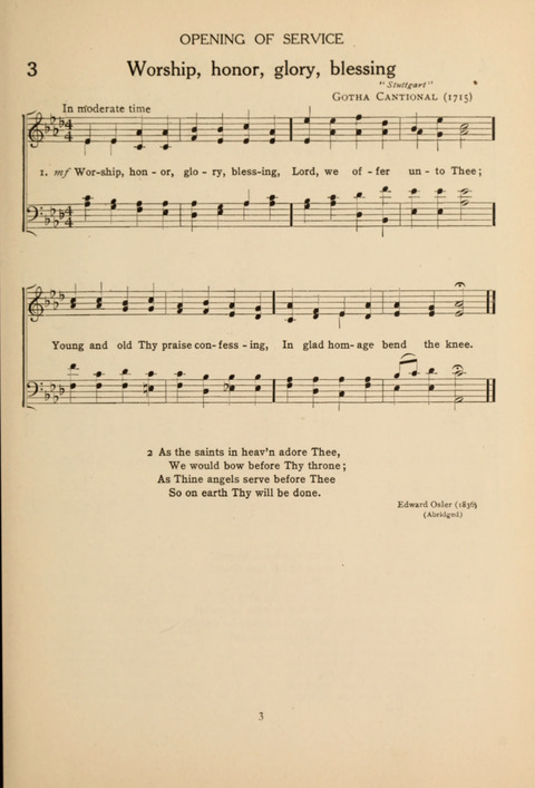 The Concord Hymnal: for Day School, Sunday School and Home page 3