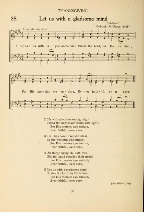The Concord Hymnal: for Day School, Sunday School and Home page 38
