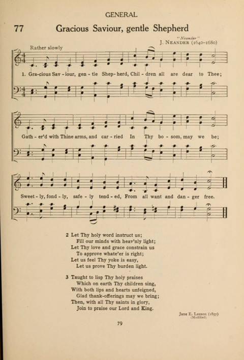The Concord Hymnal: for Day School, Sunday School and Home page 79
